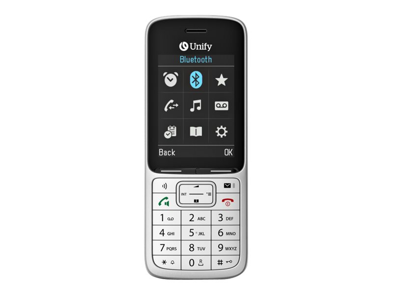 Atos Unify SL6 - Trådlös förlängningshandenhet - med Bluetooth interface med nummerpresentation - DECT - silver | Tele & GPS - Tillbehör fasta telefoner - Headset / Handsfree | GameStuff