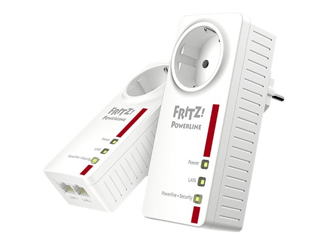 Avm Fritz!Powerline 1220 - - Powerline-Adapter - - 1Gbe, Homeplug Av (Hpav) 2.0, Ieee 1901 - Kan Sluttes Til Vægstik