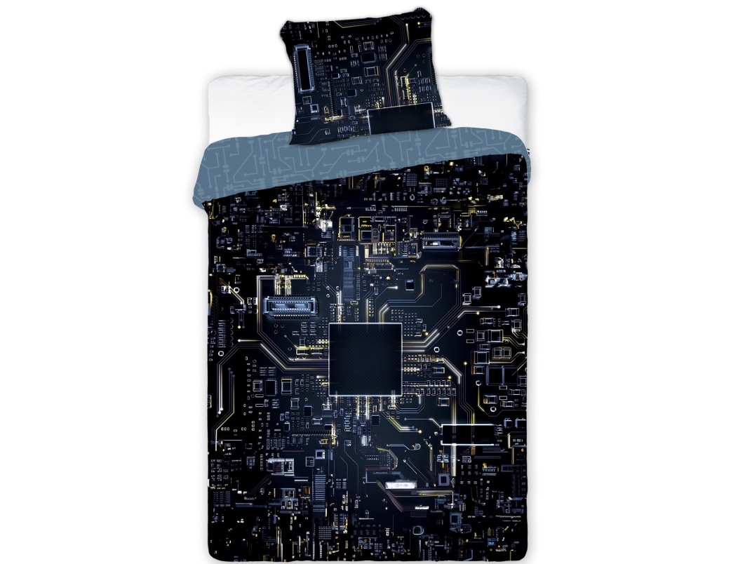 Teenager Processor Sänglinne 140x200 cm - 100 procent bomull | N - A | GameStuff