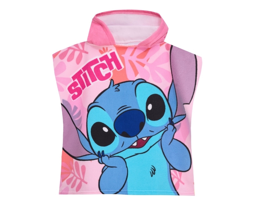 Disney Lilo och Stitch Rosa Poncho badhandduk | Andra leksaksmärken - Disney | GameStuff