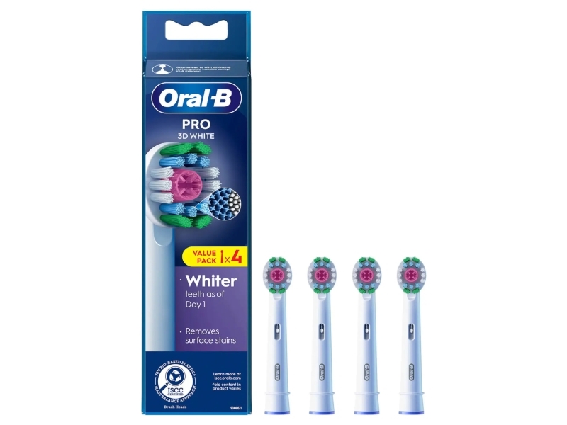 Oral-B 3D White , 4 Stück(E), Weiß, Oral-B, Box