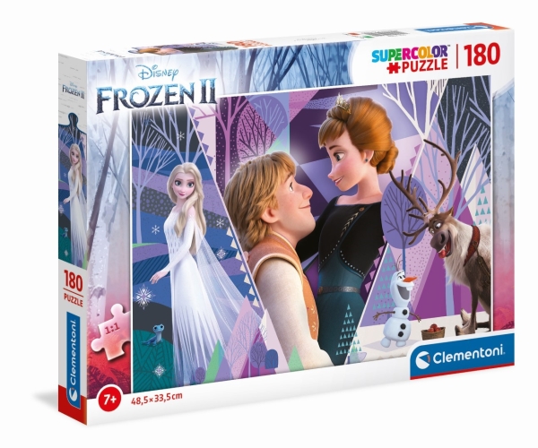 Frost Puslespil - Disney - Super Color - Clementoni - 180 Brikker