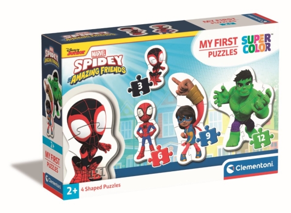 Clementoni Mein Erstes 3,6,9,12El Puzzle Clm Spidey 20836