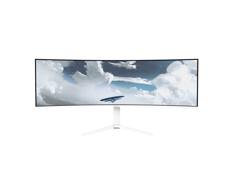 Arozzi Nova 49“ Curved Va 165Hz - Ultrawide Gaming Monitor - White