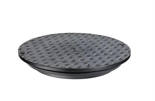 Dksel, 600 mm, med gummiring til Uponor 3-kammertanke - Uponor