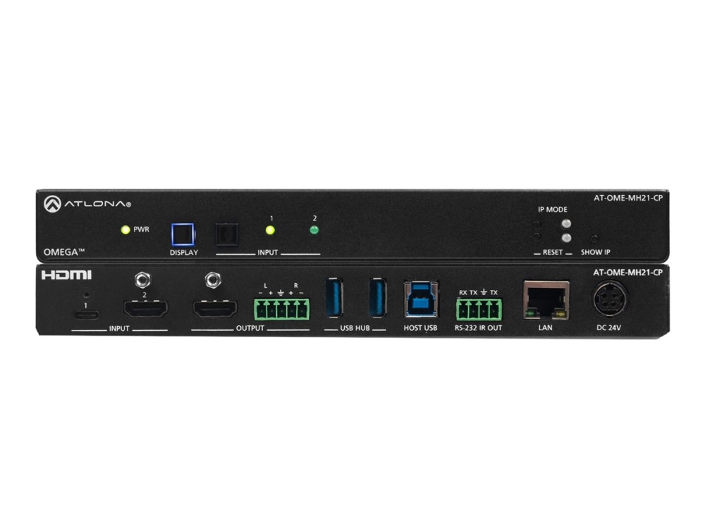 Atlona Omega At-Ome-Mh21-Cp - 2X1 Umschalter / Scaler / Audio Disembedder
