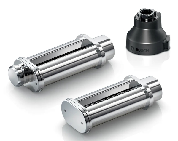 Bosch Serie 6 Pasta Passion Set MUM MUZS6PP, Fastgørelsessæt, Sølv, Rustfrit stål, 1,7 kg, 110 mm, 120 mm