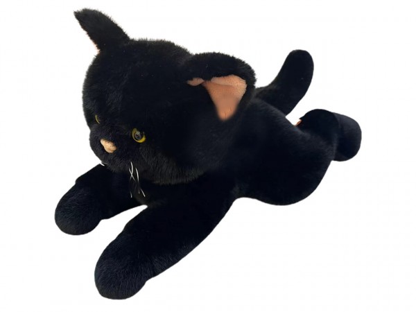 Madej Liegende Katze 55 Cm Schwarz 010789 73494