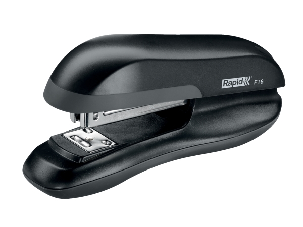 Rapid F16 - stapler - 20 sheets - metal ABS plastic thermoplastic elastomer (TPE) - black