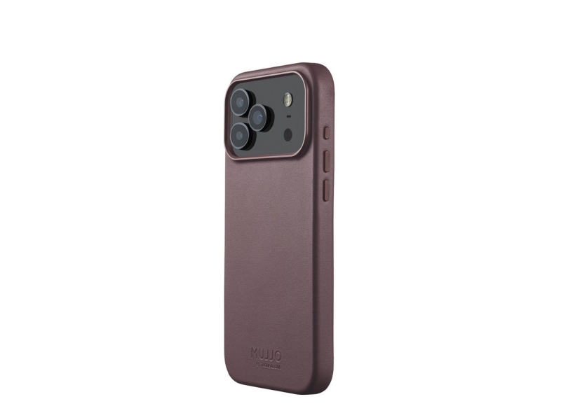Mujjo Leather Case - Læderetui Til Iphone 17 Pro Max Kompatibel Med Magsafe (Bronzerød)