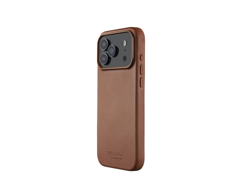 Mujjo Leather Case - Læderetui Til Iphone 17 Pro Max Kompatibel Med Magsafe (Tan)