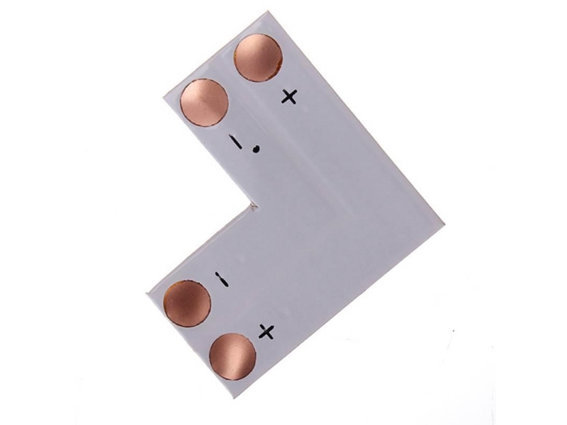 Nenurodyta_V Led Strip Connect 8Mm L Shape Solder