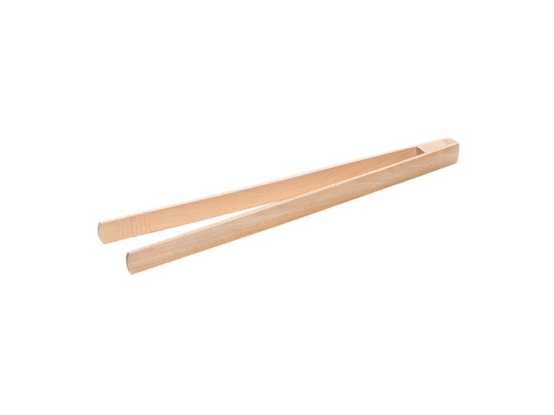 Kitchen Tongs Okko, 37 Cm, Sandy Brown, Wood