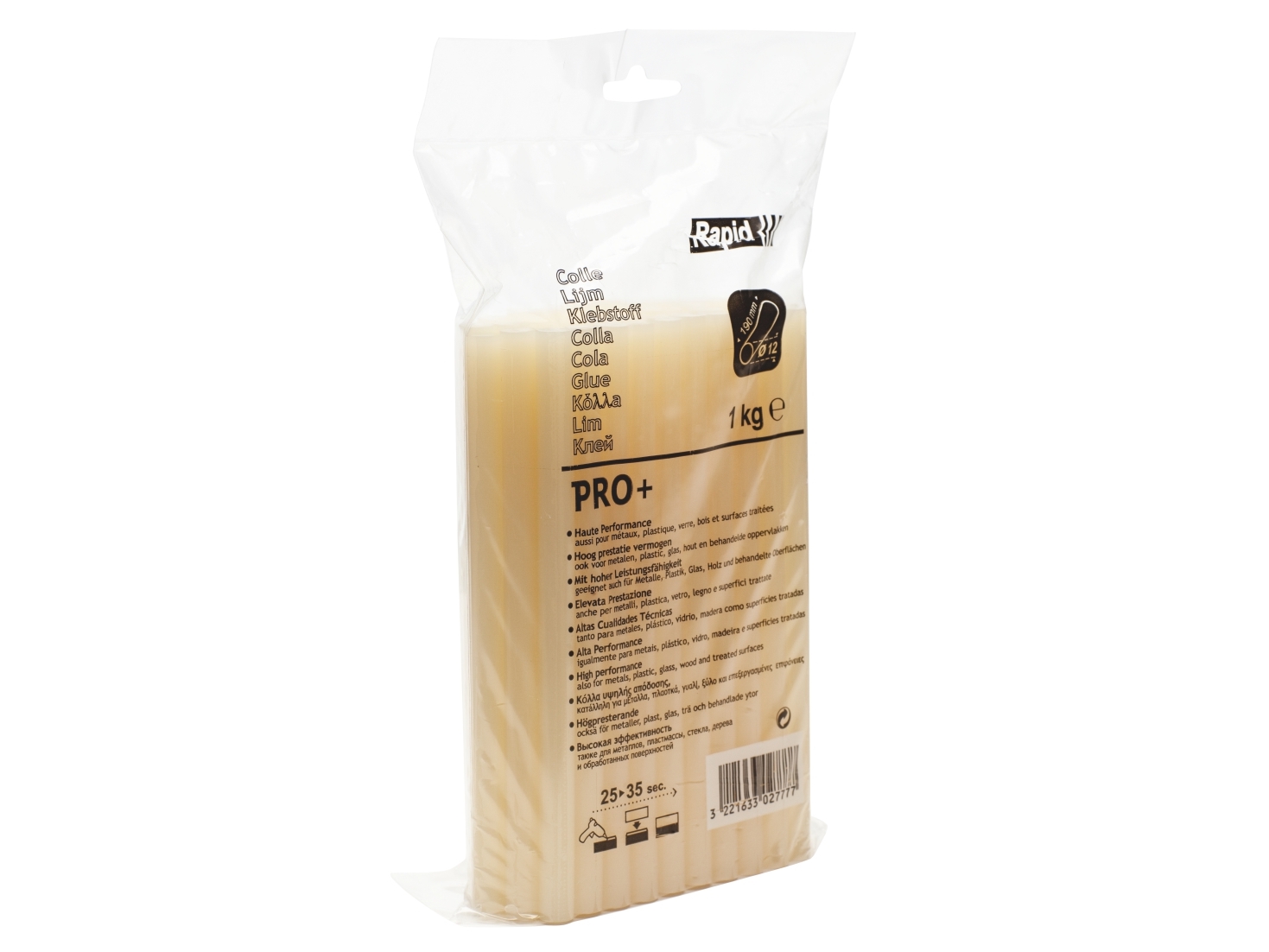 Lim Rapid D12x190mm Pro+ 1kg poseerauslaite