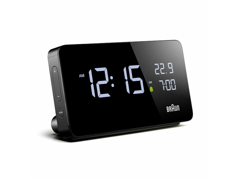 Braun BC20BEU, Bord, Digitalt ur, Rektandel, Sort, LCD, Batteri