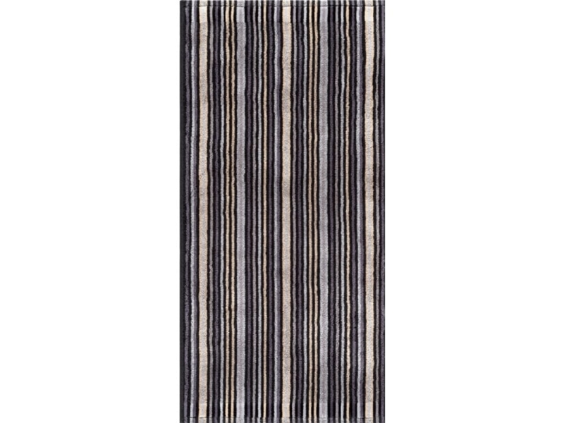 EGERIA Badehåndklæde Combi- STRIPES ANTHRAC. 70x140 -  2 stk
