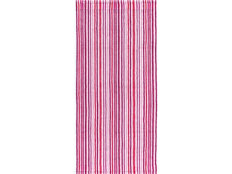 EGERIA Badehåndklæde Combi - STRIPES MAUVE 70x140 -  2 stk