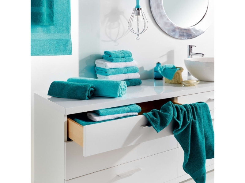 Badehkl. DIAMOND D. TURQUOISE 70x140 - 2 kpl