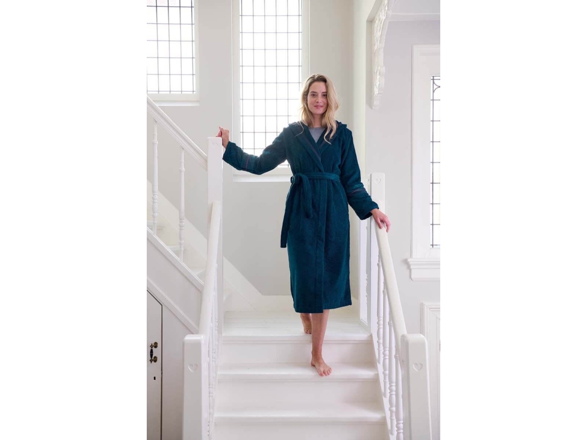 PIP Studio Soft Zellige Bathrobe Dark Blue XS