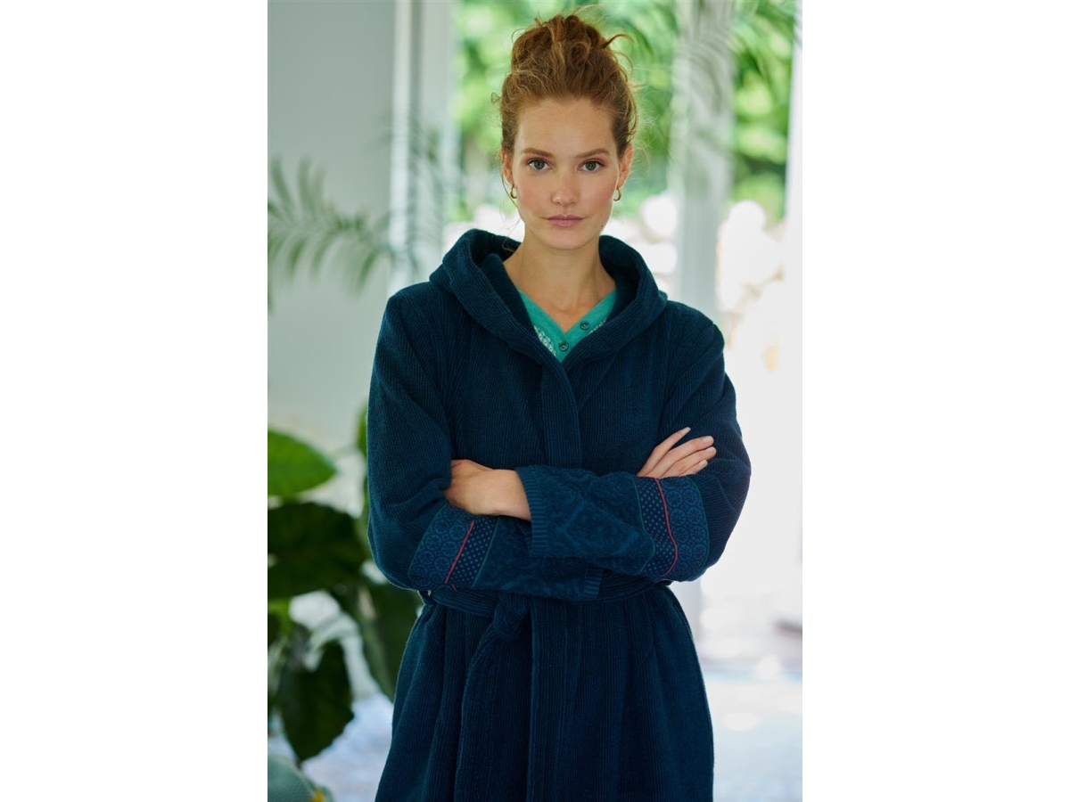 PIP Studio Soft Zellige Bathrobe Dark Blue XL
