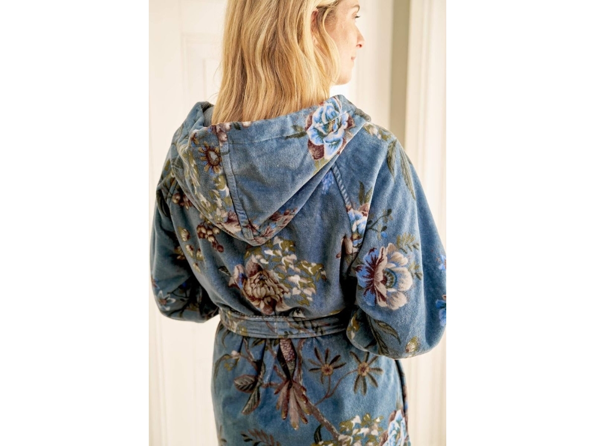 PIP Studio Studio Bathrobe Secret Garden Blue S