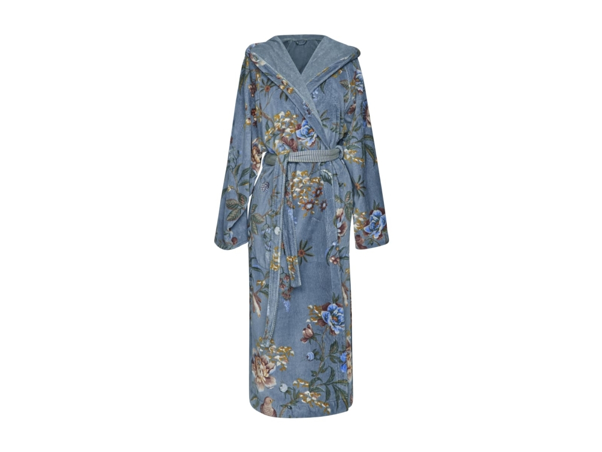 Pip Studio Studio Bathrobe Secret Garden Blue Xxl