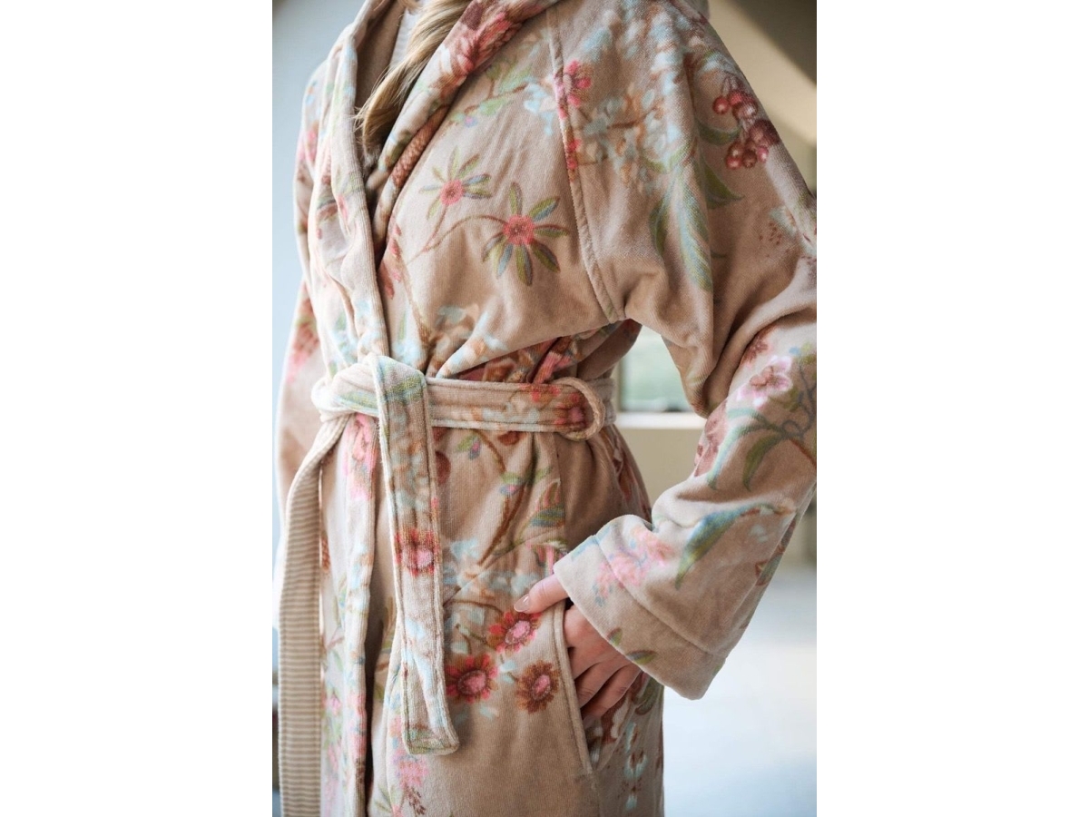 PIP Studio Secret Garden Bathrobe Khaki S