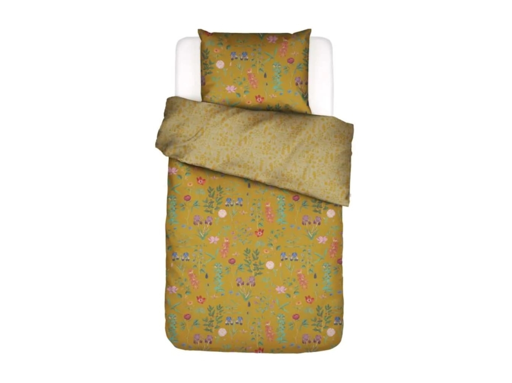 Essenza Marigold Flower Ochre Duvet Cover 140X220+60X63