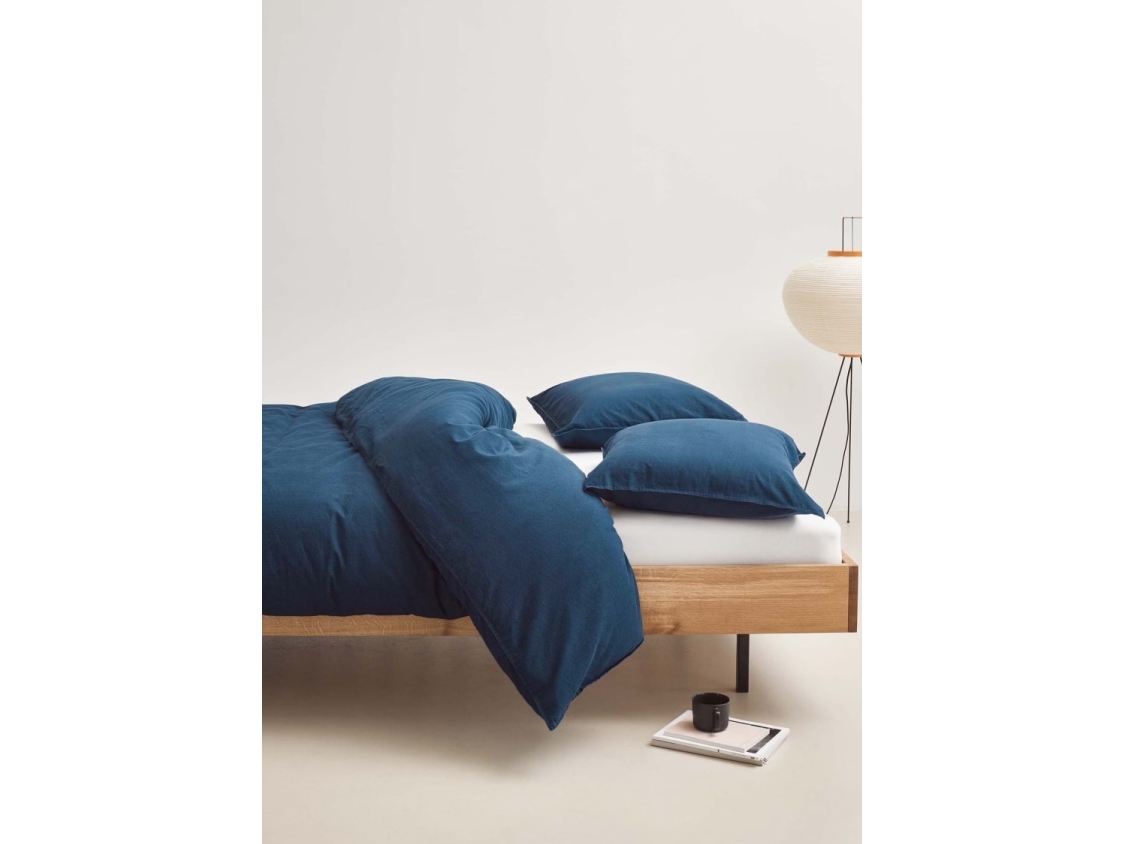 Marc'o Polo Senja Deep Blue Duvet Cover 140X200+60X63