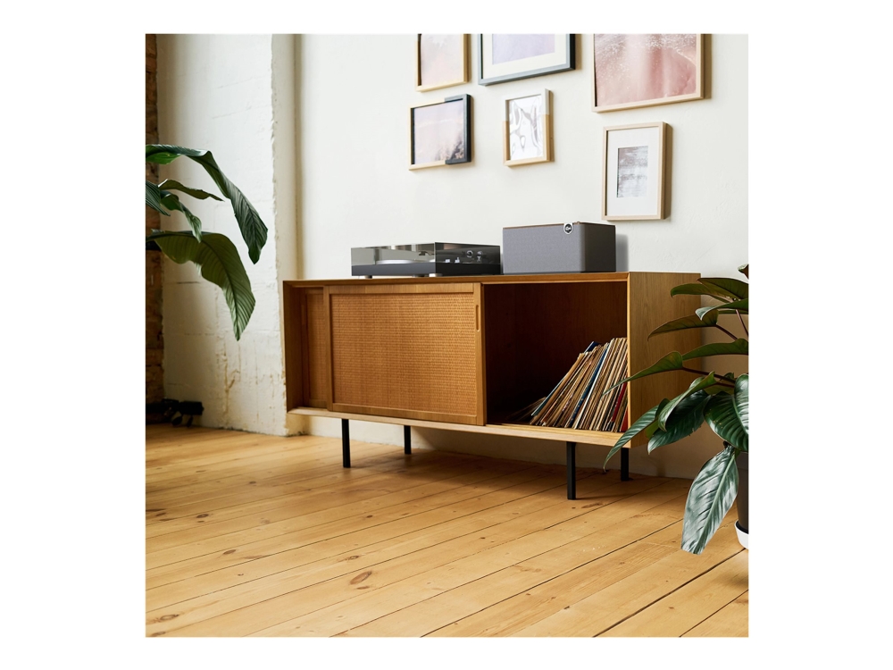 Klipsch The Three Plus - Heritage Wireless Series - högtalare - 2.1-kanals - trådlös - Bluetooth - Appkontrollerad - 120 Watt - valnöt | TV, Ljud & Bild - Bärbart ljud & Bild - Bluetooth högtalare | GameStuff