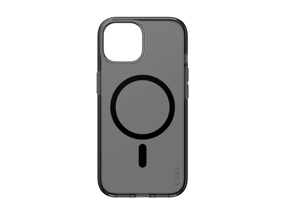 CARE by PanzerGlass Urban Combat - Bagsidecover til mobiltelefon - MagSafe-kompatibilitet - plastik - røget, sort - for Apple iPhone 15