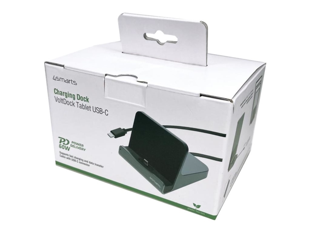 4Smarts Voltdock - Ladestation - 60 Watt - 3 A - Pd, Qc (24 Pin Usb-C) - Metallgrau