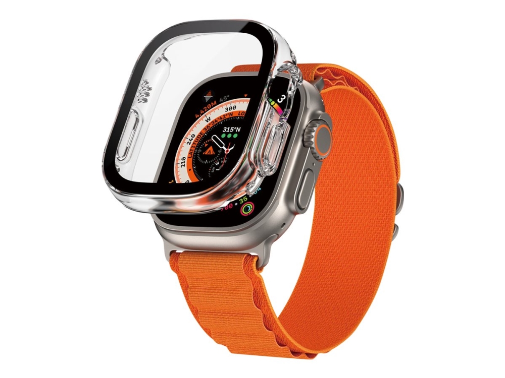 Panzerglass - Skærmbeskytter For Smart Watch - Fuld Krop - Glas - Rammefarve Sort - For Apple Watch Ultra (49 Mm)