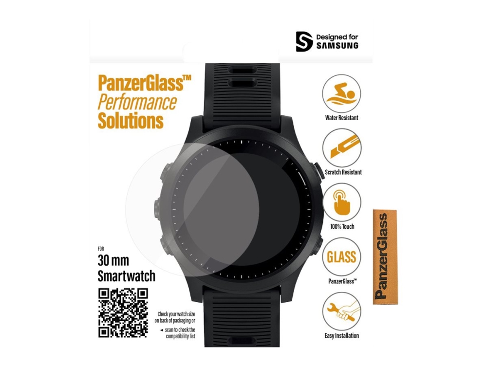 Panzerglass Smartwatch 30Mm | Displayschutz Glass, Displayschutz, Smartwatch, Transparent, Universal, Universal - Smartwatch 30Mm, Samsung - Galaxy