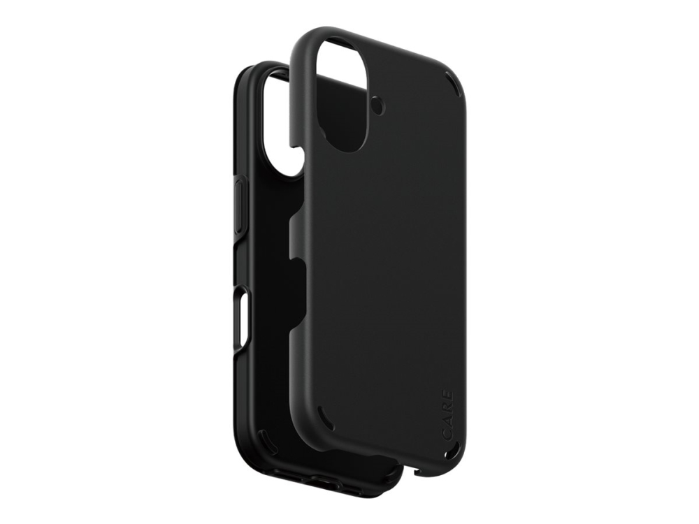 Panzerglass Care By Double Defense Case Schwarz Iphone 16, Cover, Apple, Apple - Iphone 16, Schwarz