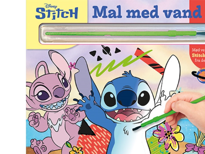 Måla med vatten - Disney - Stitch Språk: Danska | Böcker - Bild- och kartongböcker - Kartongböcker | GameStuff