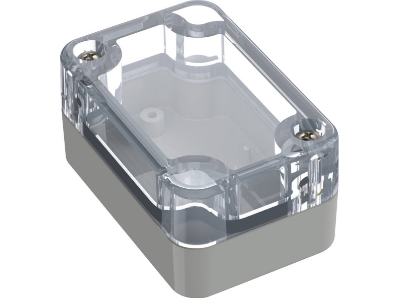 Tru Components 6U07060403139 Tc-13865044 Industrikabinet 60 X 40 X 30 Polykarbonat Transparent, Lysegrå 1 Stk
