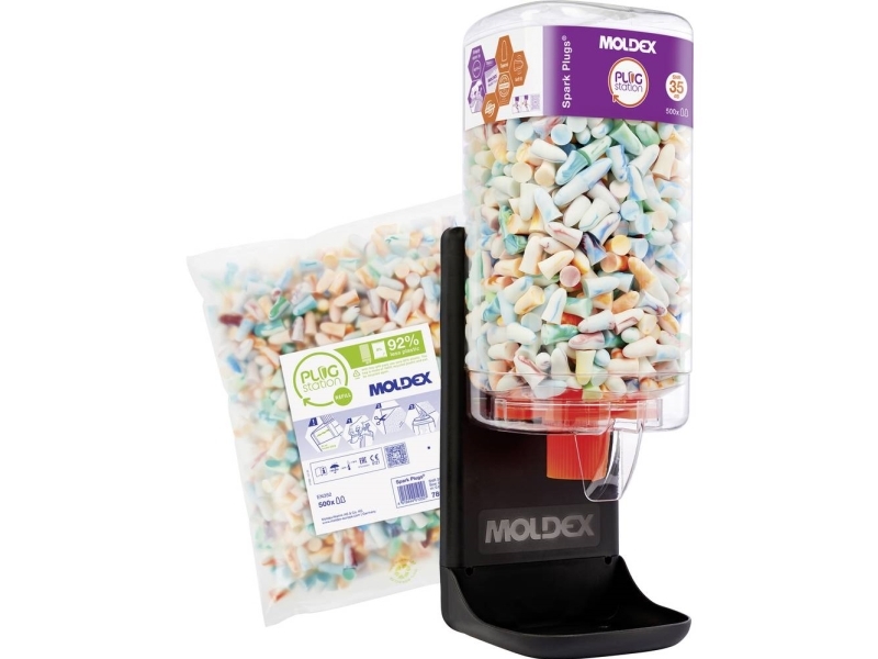 Moldex 789512 Spark Plugs Starter PlugStation Ørepropper dispenser 35 dB Envejs 1 stk