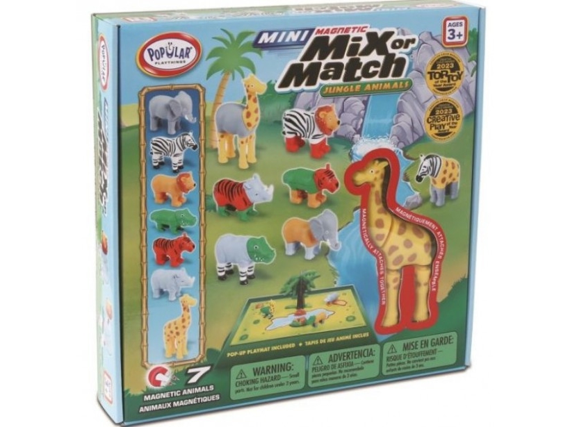 Malik Malblo magnetinis mini džiunglių gyvūnų rinkinys