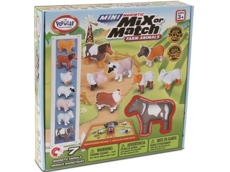 Malblo Magnetisches Mini-Bauernhof-Tier-Set