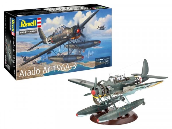 Revell Aircraft Arado Ar 196A-3 Wasserflugzeug 1/32