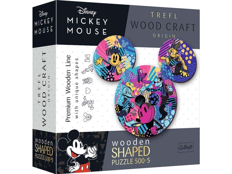 Trefl Holzpuzzle Micky Maus 500 Elemente