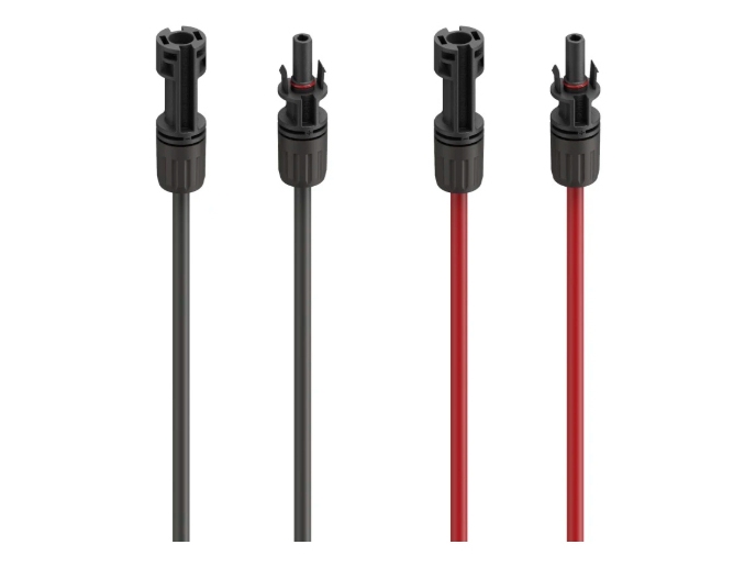 Hama 00223900, Kabel, Sort, Rød, 4 Mm², Ip65, Mc4, 1,5 M