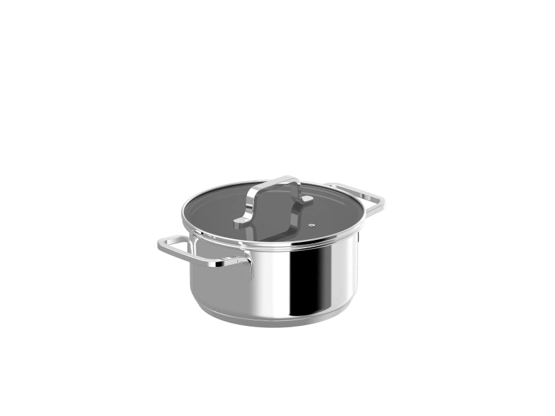 BergHOFF 1315078, 2,1 l, Rostfritt stål, Rostfritt stål, Rostfritt stål, Keramiska, Elektrisk, gas, halogen, Induktion, Rostfritt stål | Köksutrustning - Grytor & pannor - Grytor | GameStuff