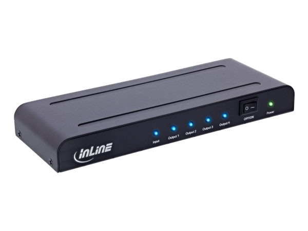 Inline 65010K, Hdmi, 4X Hdmi, Sort, 3840 X 2160 Pixel, 4K Ultra Hd, 12 Bit