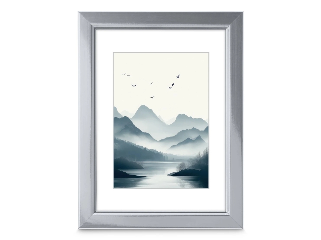 Hama Chill, Enkelt Billedramme, Polystyren (Ps), Sølv, Bord, Væg, 9 X 13 Cm, Rektangulær