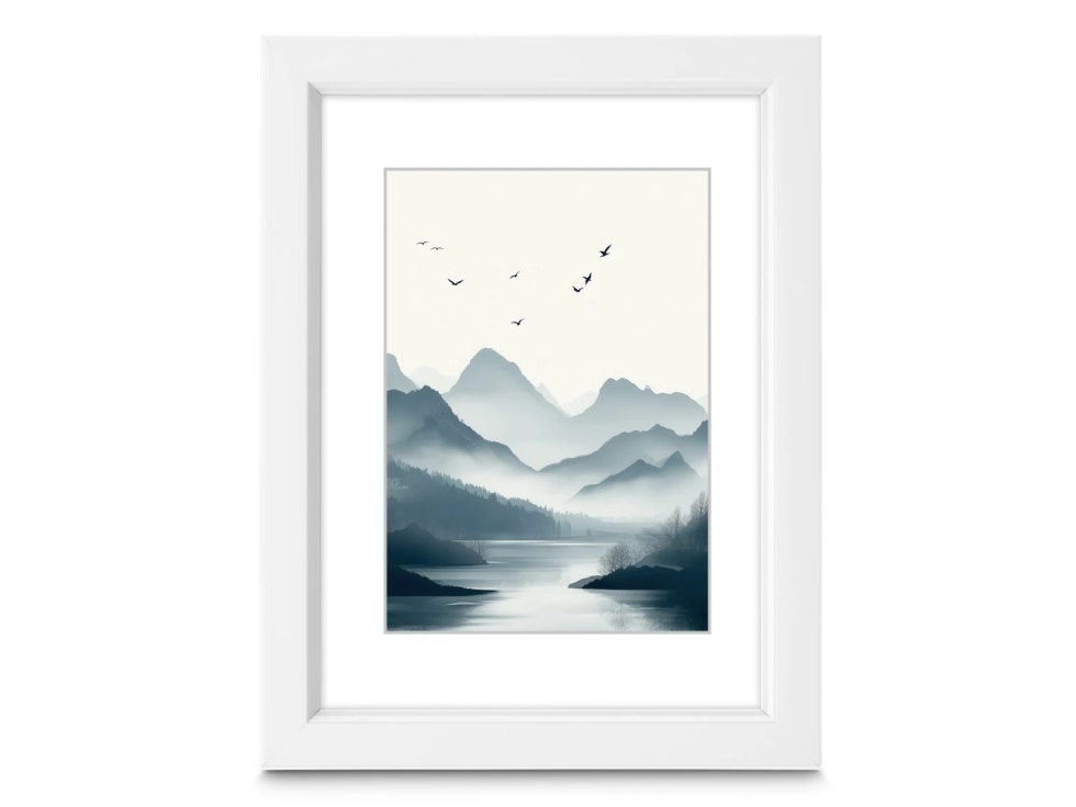 Hama Chill, Enkelt Billedramme, Polystyren, Hvid, Bord, Væg, 9 X 13 Cm, Rektangulær