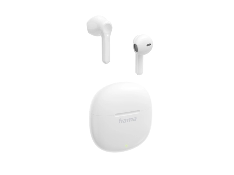 Hama Action One, True Wireless Stereo (Tws), Opkald/Musik, 20 - 20000 Hz, 34 G, Headset, Hvid