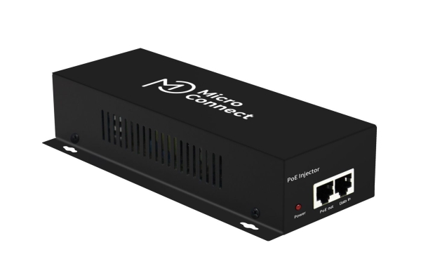 Microconnect Poeinj-95W-Uk, Schnelles Ethernet, 1000 Mbit/S, Ieee 802.3Af, Cat5, Schwarz, 100 M