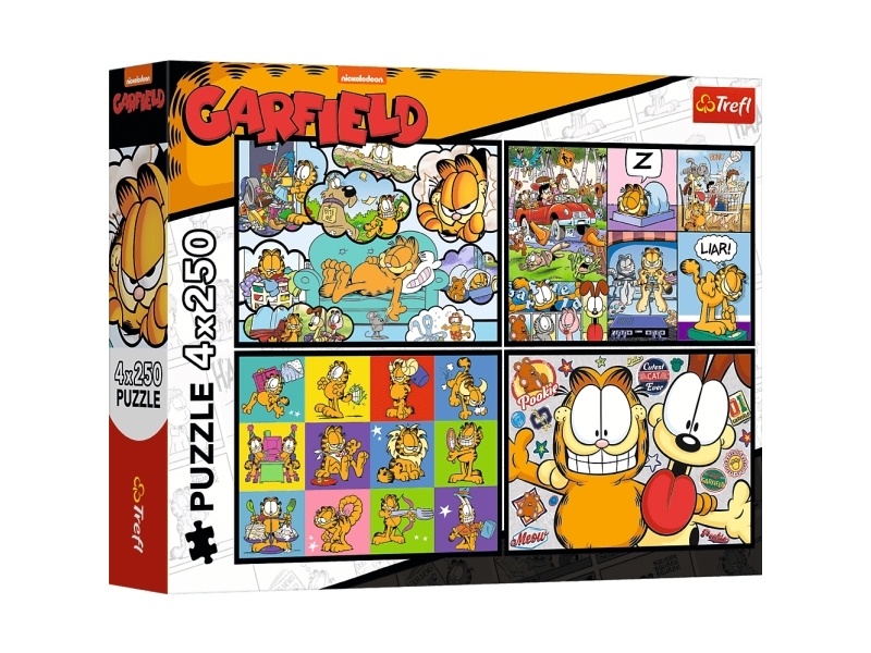 Rätsel 4X250 Garfield Mag Keine Montage Trefl